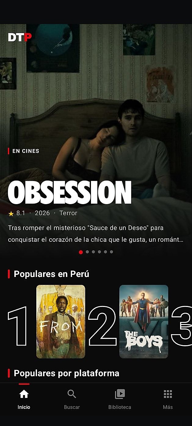Pantalla principal