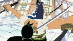 ¡Gran duelo! ¡Zoro el espadachín vs Cabaji el acróbata!