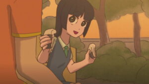 El cuello de un onigiri